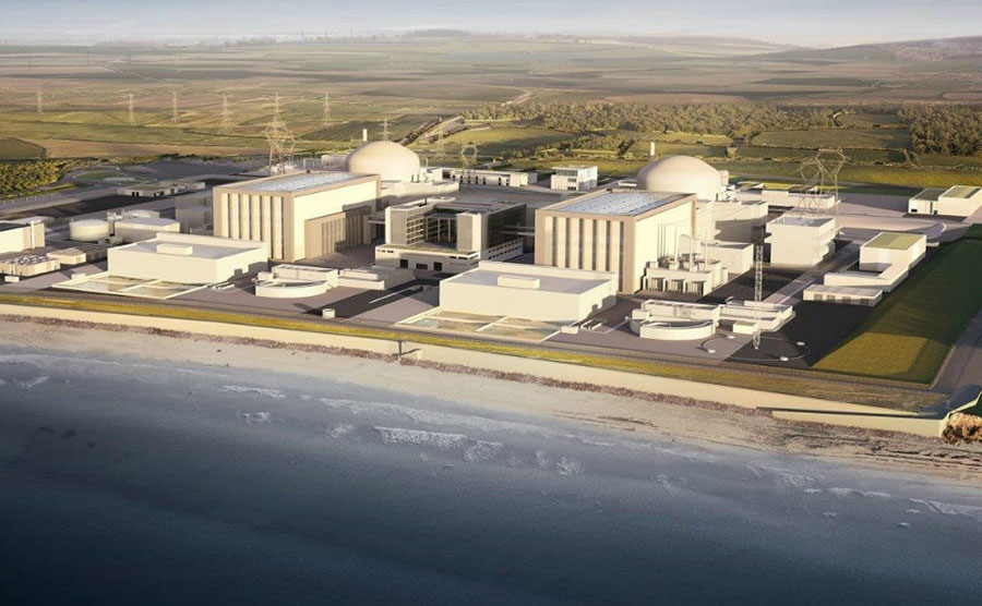 Central nuclear Hinkley Point